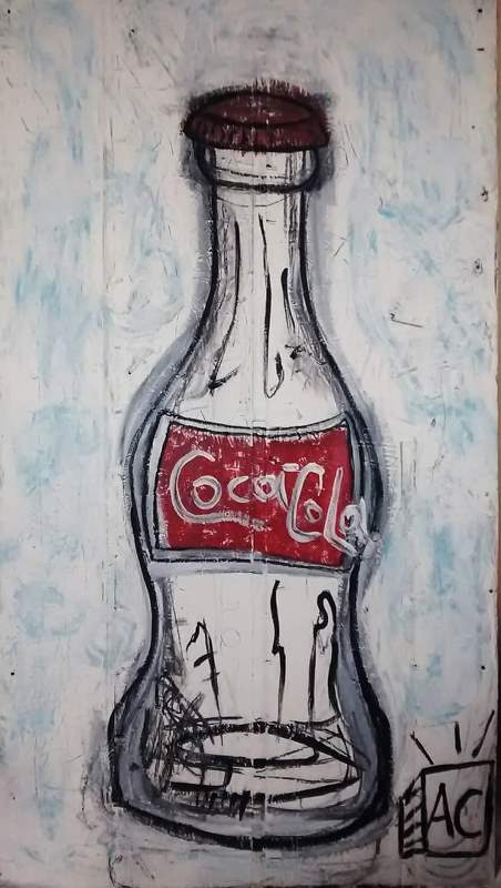 Artist Adam Cook - Obsession with coke bottles.