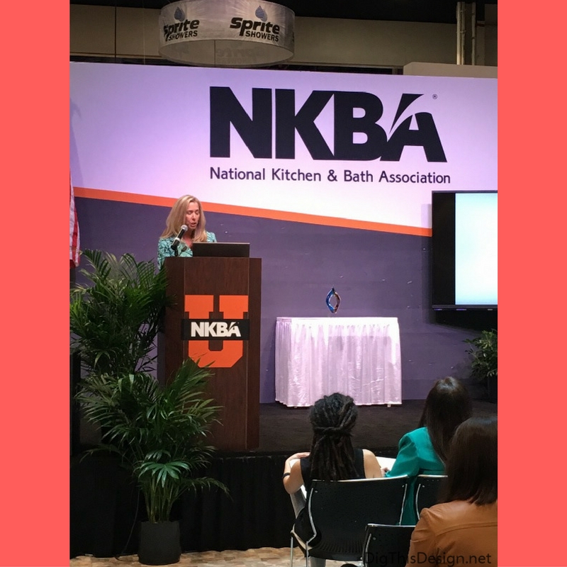 Kitchen and Bath Industry Show - Patricia Davis Brown speaking for The Professional of the Year, promoting NKBA University.