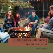 Fall Outdoor Entertaining Around a Fire Pit