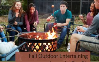 Fall Outdoor Entertaining Around a Fire Pit