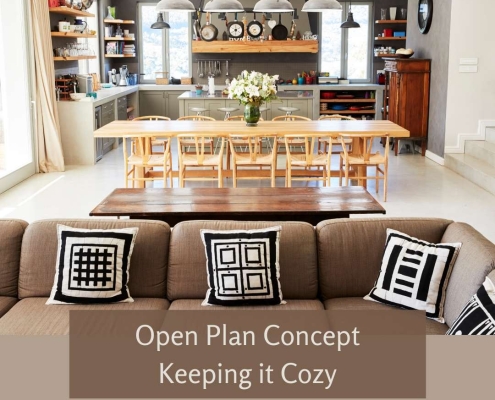 Open Plan Concept - Keeping it Cozy