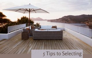 5 Tips to Selecting Outdoor Furniture