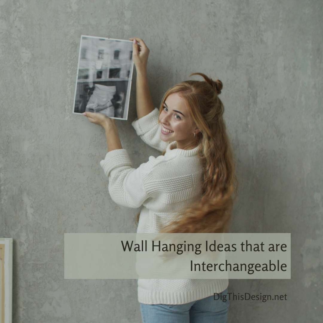 Wall Hanging Ideas that are Interchangeable - Dig This Design