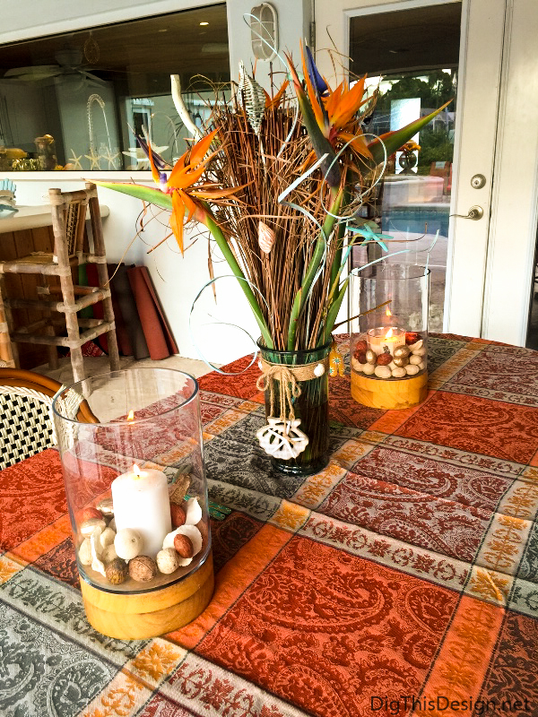 Easy Fall Decorating-Table Top Center Pieces