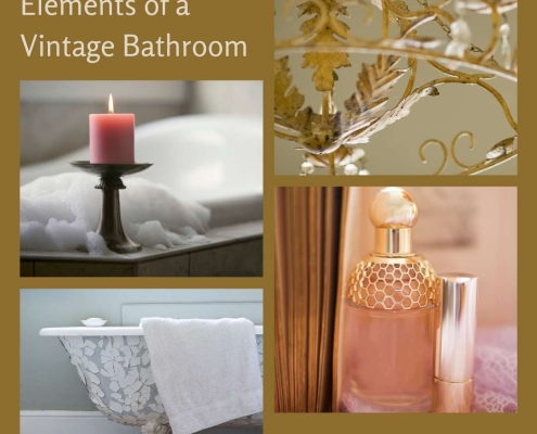 Elements of a Vintage Bathroom