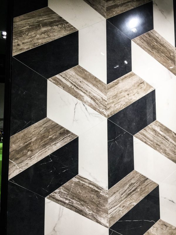 Coverings 2017 - Geometric tile patterns are trending for 2017.