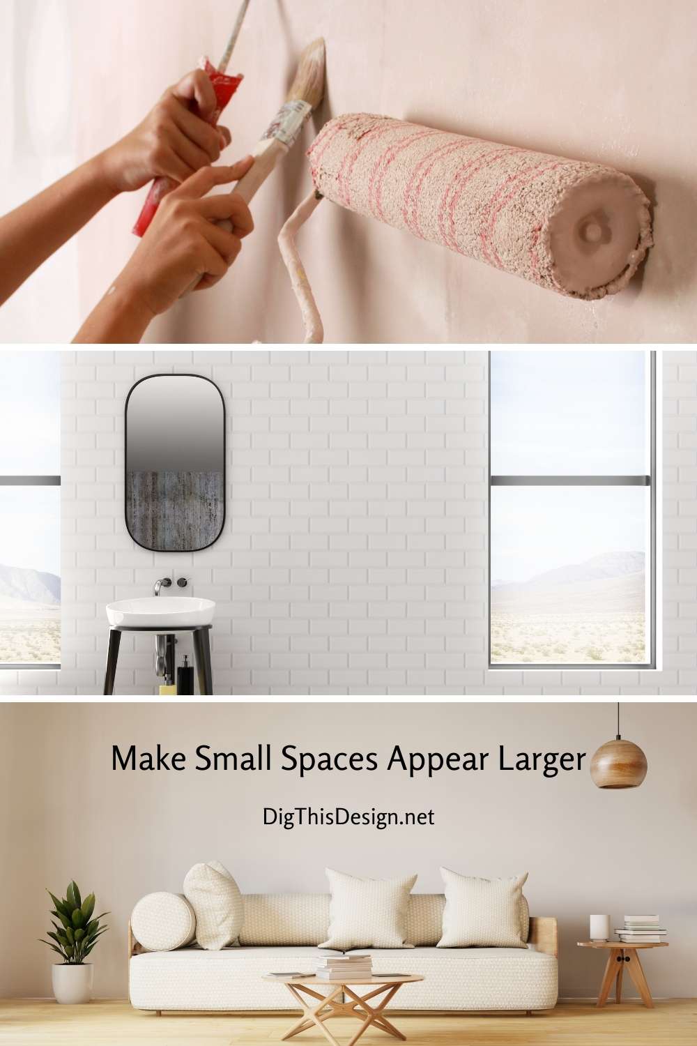Make Small Spaces Appear Larger - Design Tips