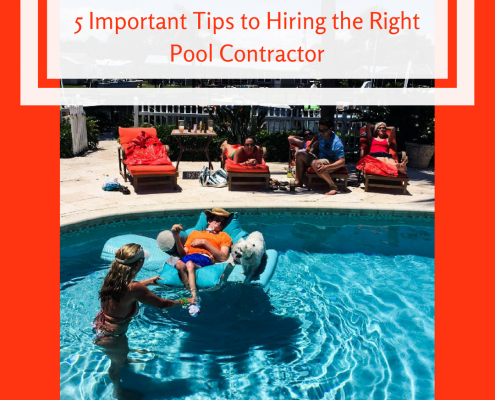 Pool Contractor - 5 Things to consider when hiring a pool contractor.