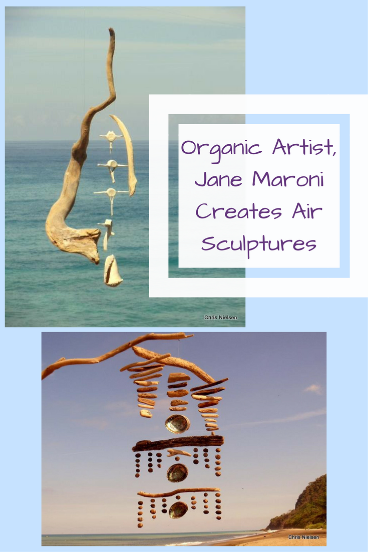 Organic Artist, Jane Maroni Creates Air Sculptures