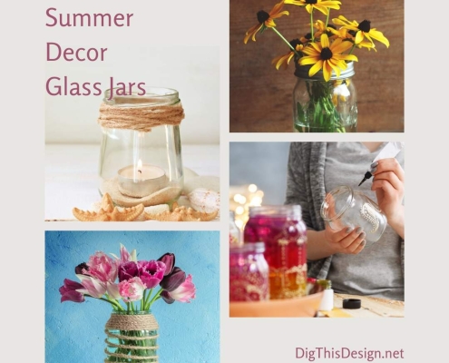 Summer Décor with Glass Jars