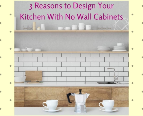 Design Your Kitchen With No Wall Cabinets
