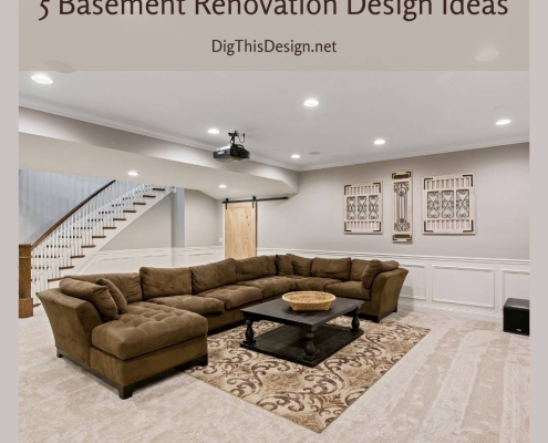 5 Basement Renovation Design Ideas