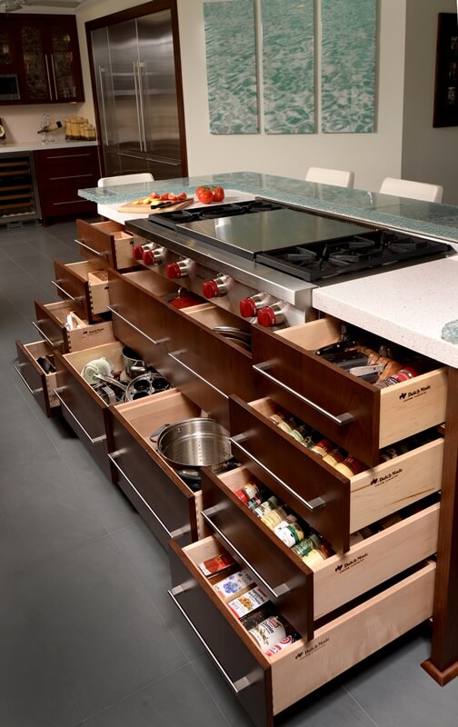 Home storage - using drawer organizers can maximize your home storage.