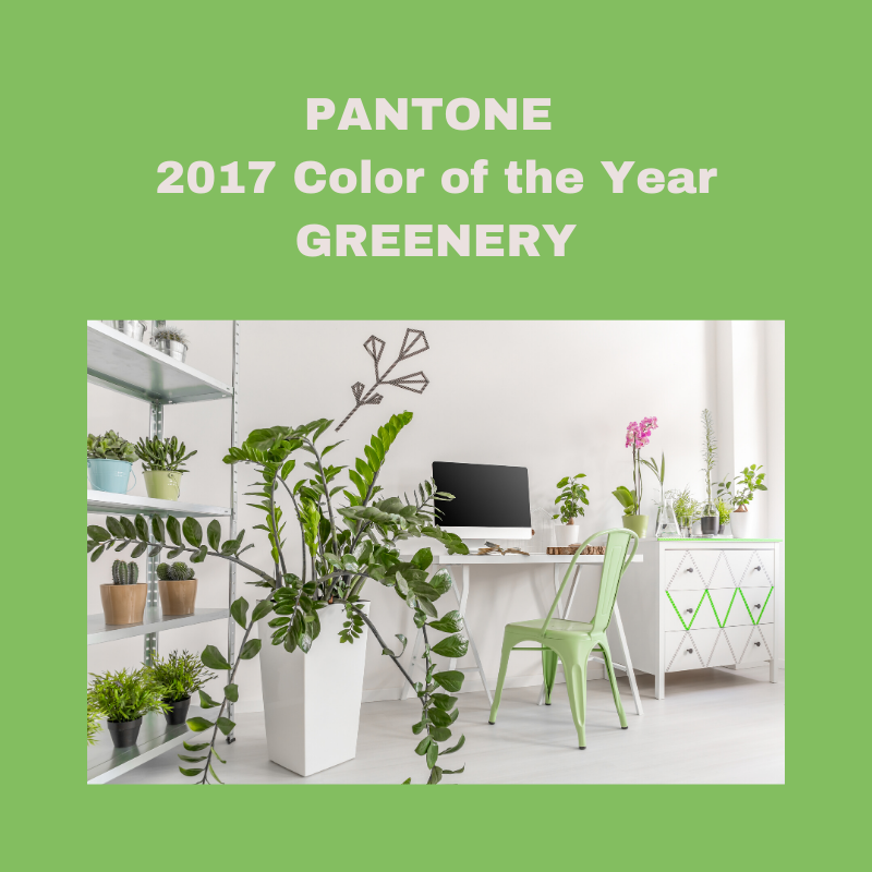 Pantone 2017 Color of the Year GREENERY