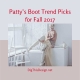 Patty’s Boot Trend Picks for Fall 2017