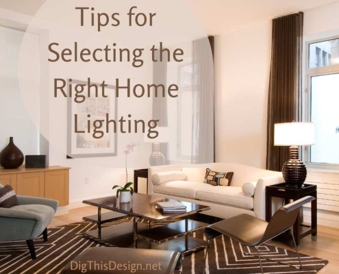 Tips for Selecting the Right Home Lighting