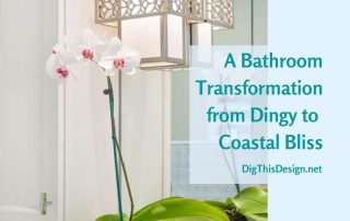 A Bathroom Transformationfrom Dingy to a Coastal Bliss