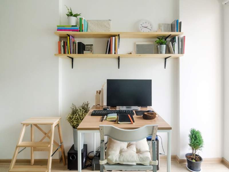 Modern Minimalist Home Office Space Ideas