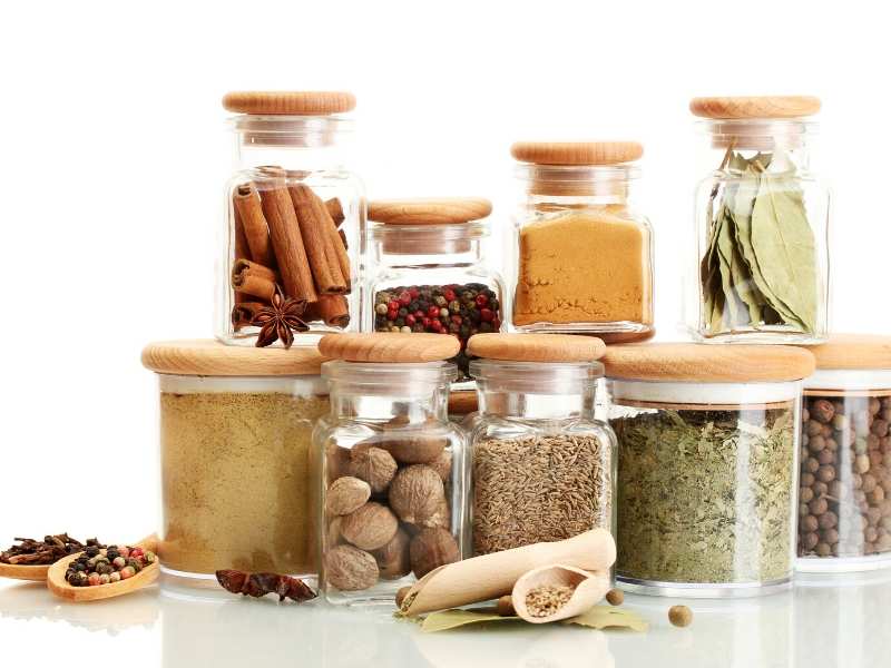 Spice jar organization