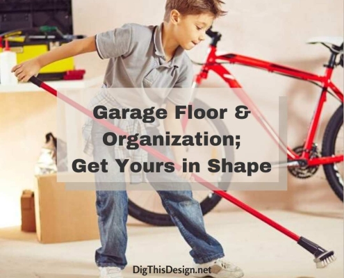 Garage Floor and Organization