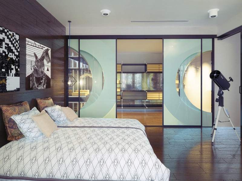 Glass Designs on Interior Doors