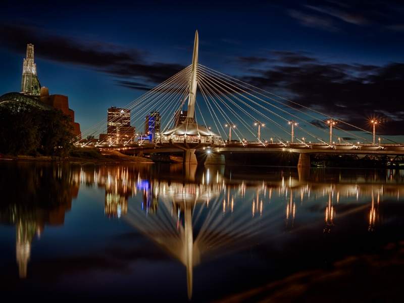 Winnipeg Skyline at Night