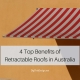 4 Top Benefits of Retractable Roofs in Australia