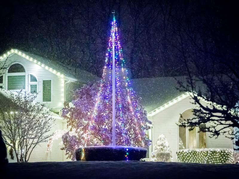 Build a Tree of Lights for a Brilliant Focal Point