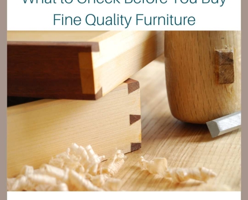Quality Furniture What to Check Before You Buy