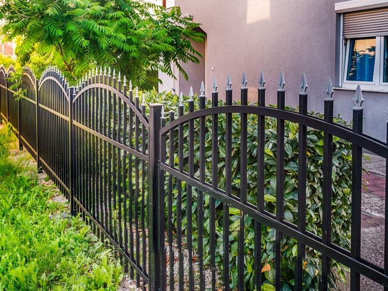 Steel fencing