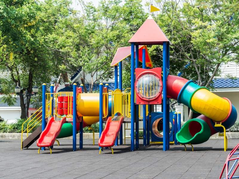 Clean and Safe Parks and Playgrounds in a Child-friendly Neighborhood