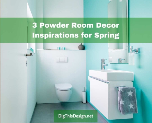 3 Powder Room Decor Inspirations for Spring