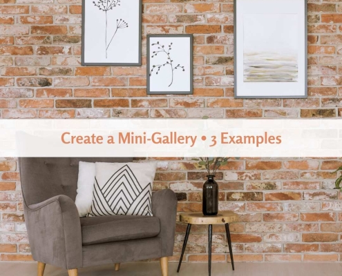 Your Wall with a Mini-Gallery