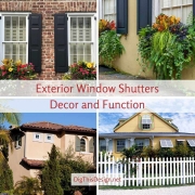 Exterior Window Shutters Decor and Functionality