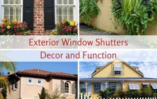 Exterior Window Shutters Decor and Functionality