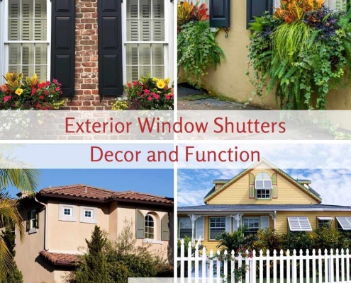 Exterior Window Shutters Decor and Functionality