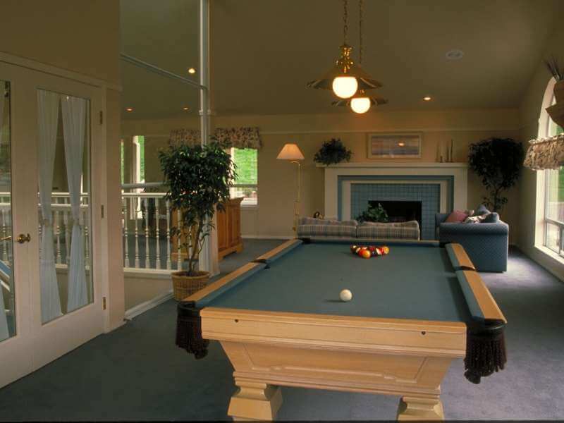 Game room pool table