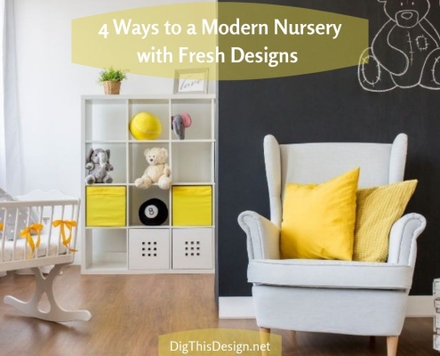 4 Ways to a Modern Nursery with Fresh Designs