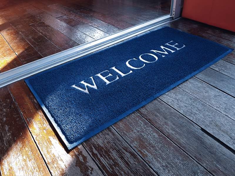 Rubber Backed Welcome Mat