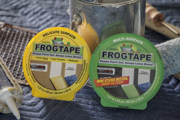 Frog Tape for precision painting.