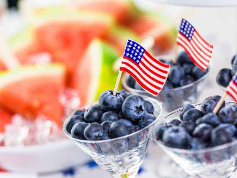 Blueberries 4th of July Delicious Treats