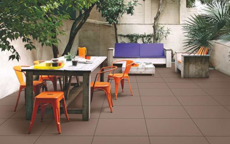 Patio Earth Colors for Your Home Design