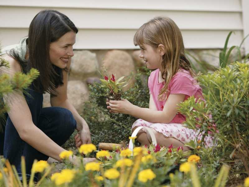 Garden Flowers Bonding Time