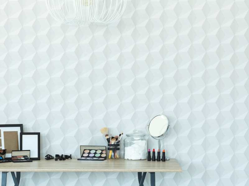 Geometric 3D Wallpaper Designs