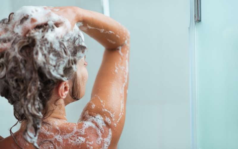 Water Heater Woman Showering