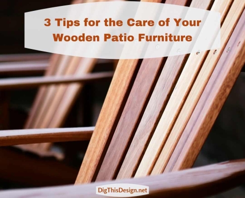 Wooden Patio Furniture Care