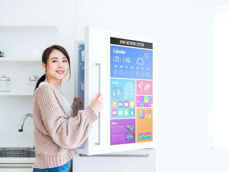 Smart Home Appliances Digital Refrigerator