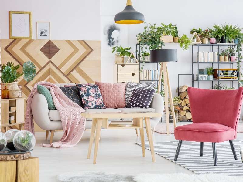 Throw Pillows Enhance with Patterns and Prints