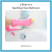 4 Steps to a Sparkling Clean Bathroom