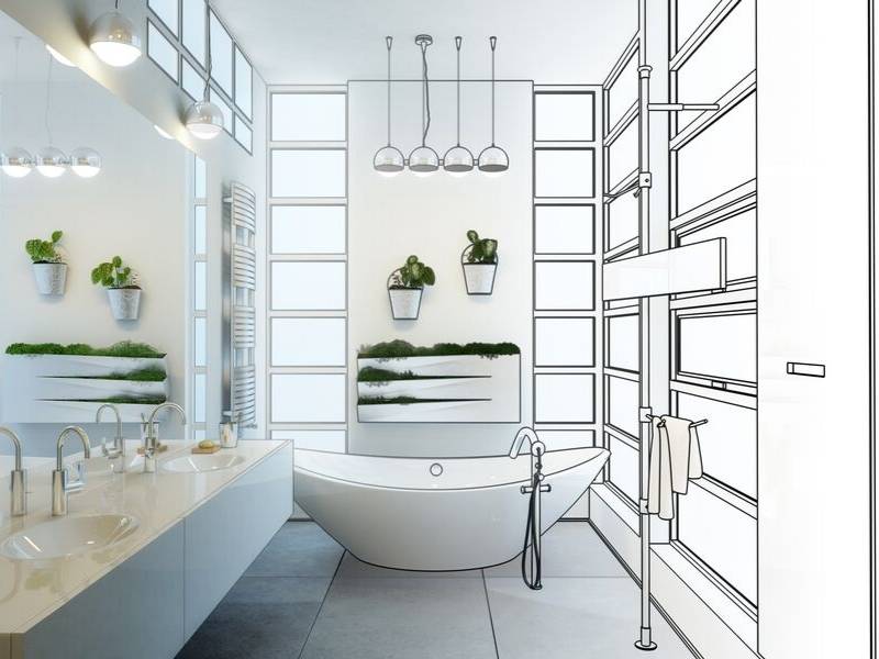 Architectural Visualizations for the Bathroom
